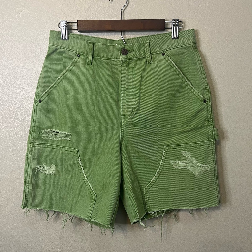 BDG Green Jean Shorts